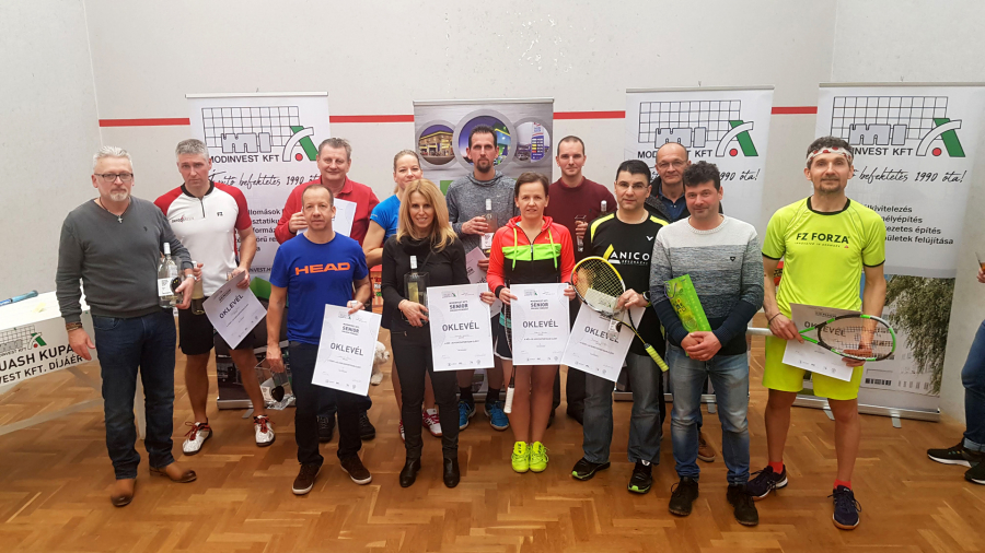 Modinvest Kupa Senior Squash Országos Ranglita Verseny 2020.